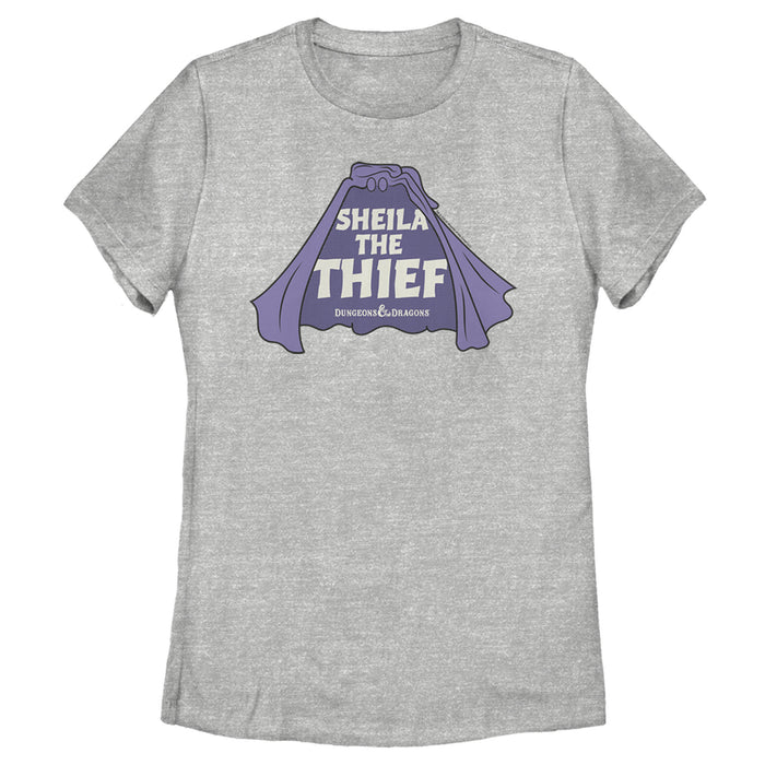 fifth sun Women's Dungeons & Dragons Sheila the Thief Magical Robe Cartoon T-Shirt