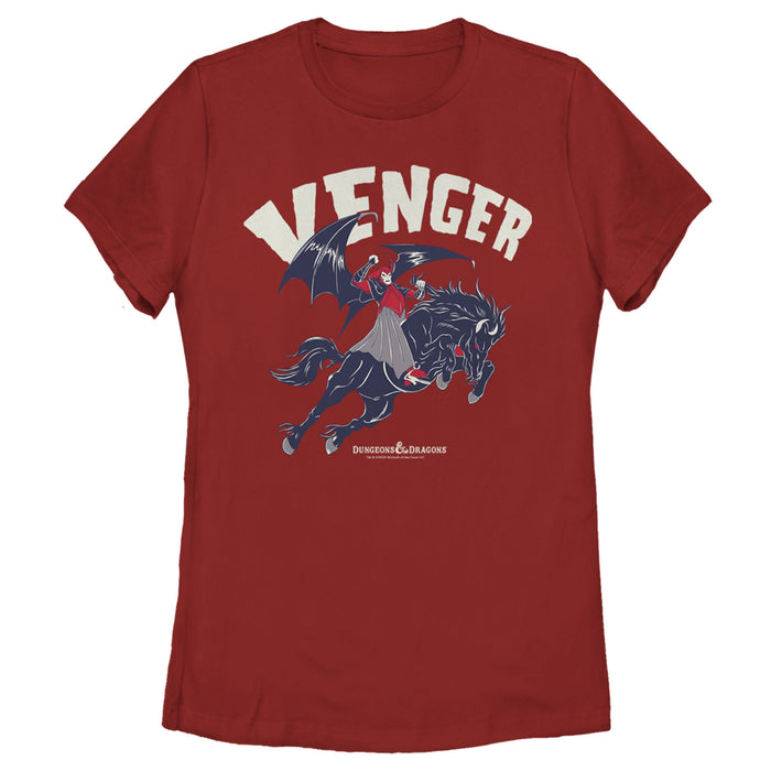 fifth sun Women's Dungeons & Dragons Venger In Flight Cartoon T-Shirt