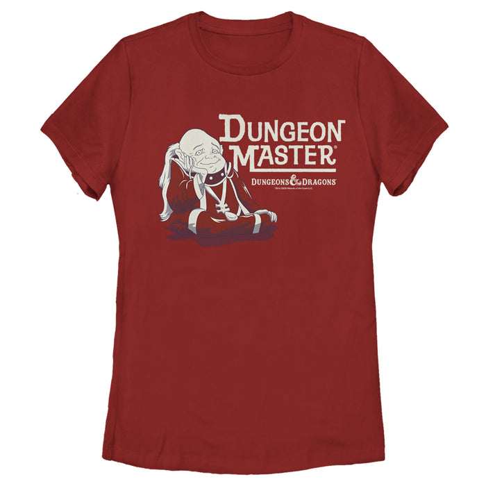fifth sun Women's Dungeons & Dragons Wise Dungeon Master Cartoon T-Shirt