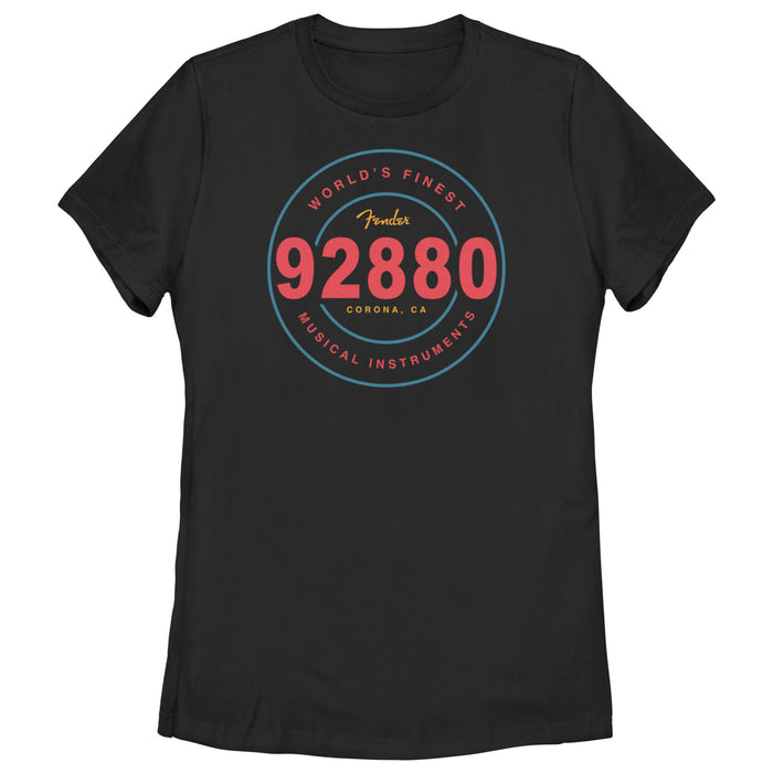 fifth sun Women's Fender 92880 Corona CA Logo T-Shirt