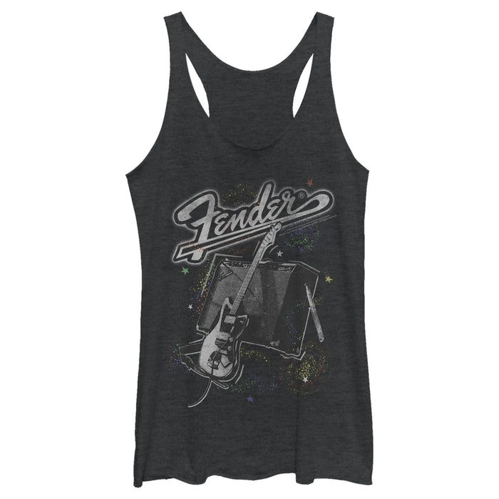 fifth sun Women's Fender Celestial Amp Logo Racerback Tank Top