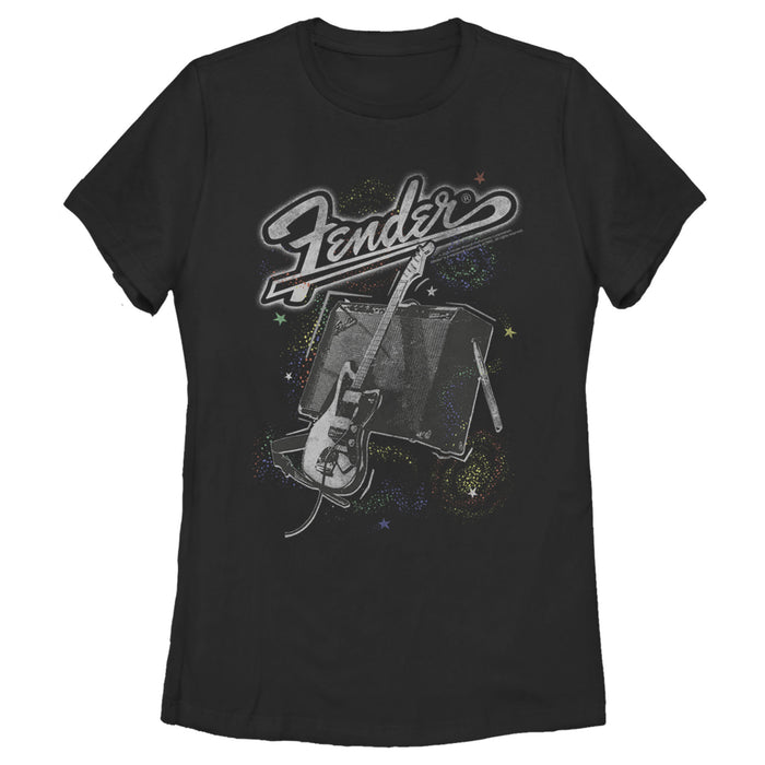fifth sun Women's Fender Celestial Amp Logo T-Shirt