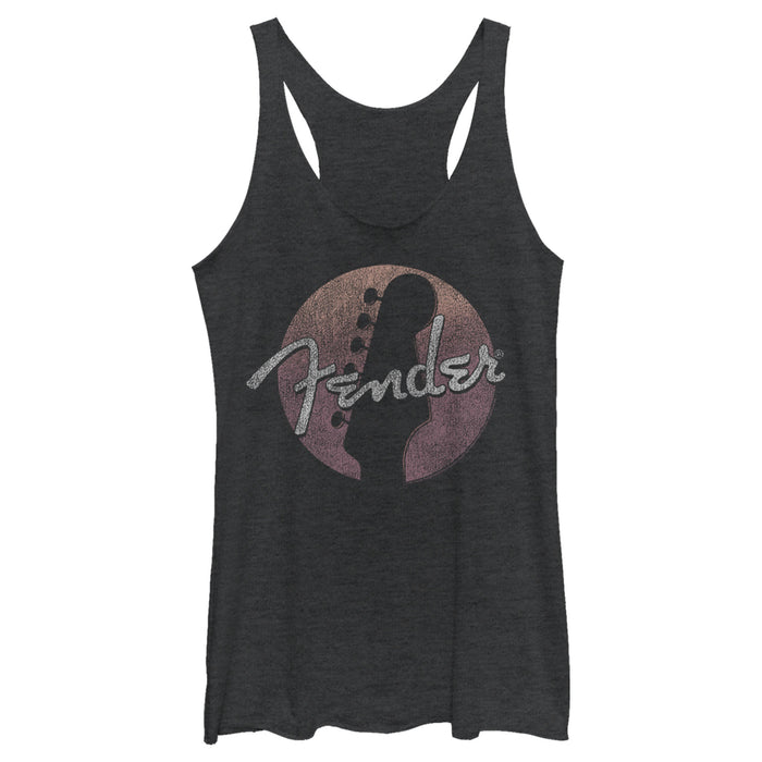 fifth sun Women's Fender Circle Logo Racerback Tank Top