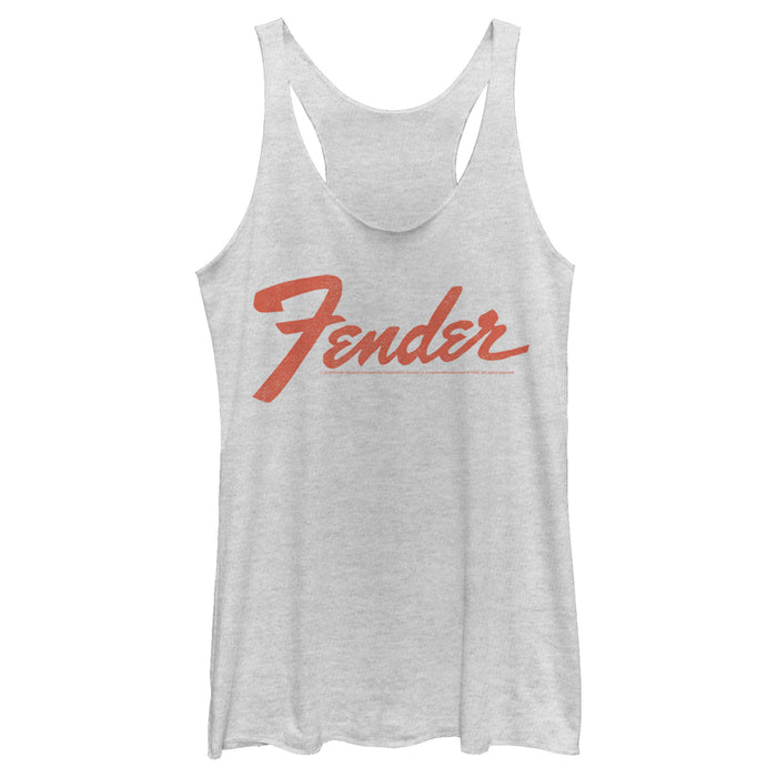 fifth sun Women's Fender Classic Logo Racerback Tank Top