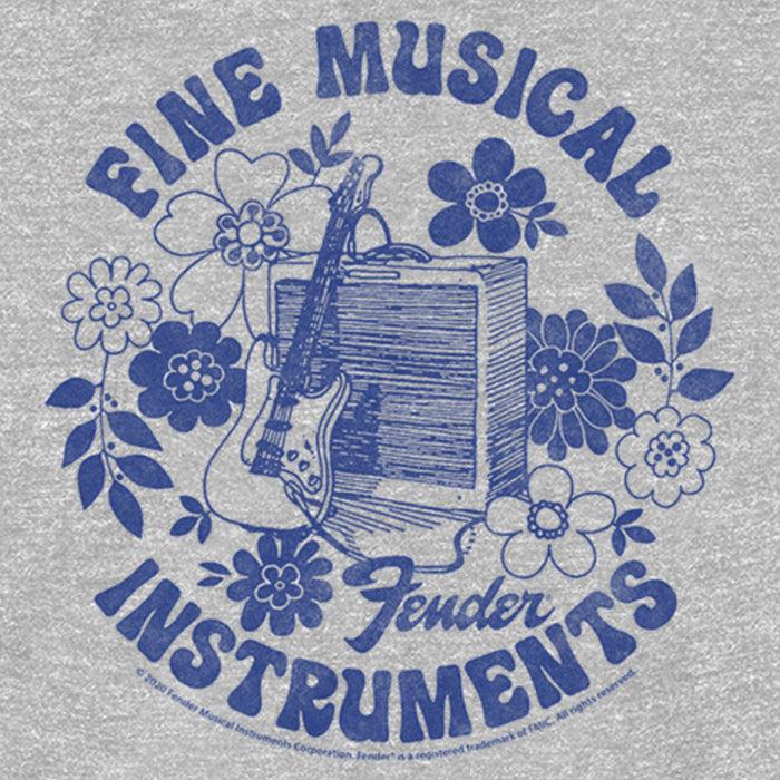 Fifth Sun Women's Fender Distressed Fine Musical Instruments T-Shirt