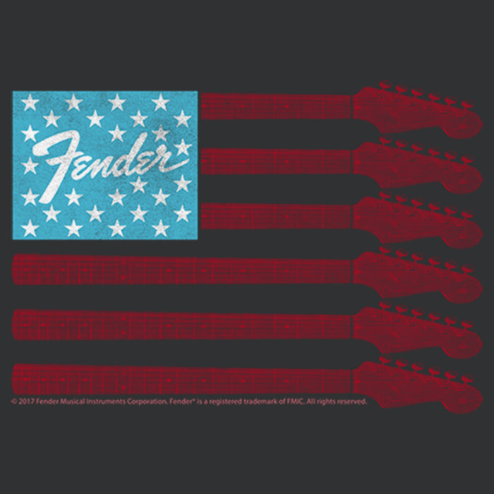 Fifth Sun Women's Fender Guitar Flag Logo Racerback Tank Top