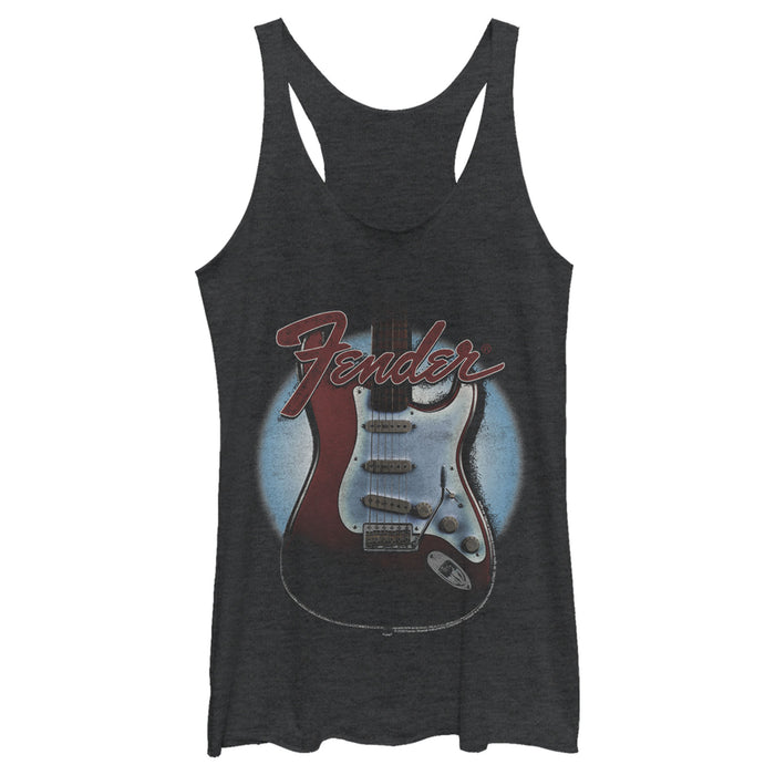 fifth sun Women's Fender Guitar Spotlight Logo Racerback Tank Top