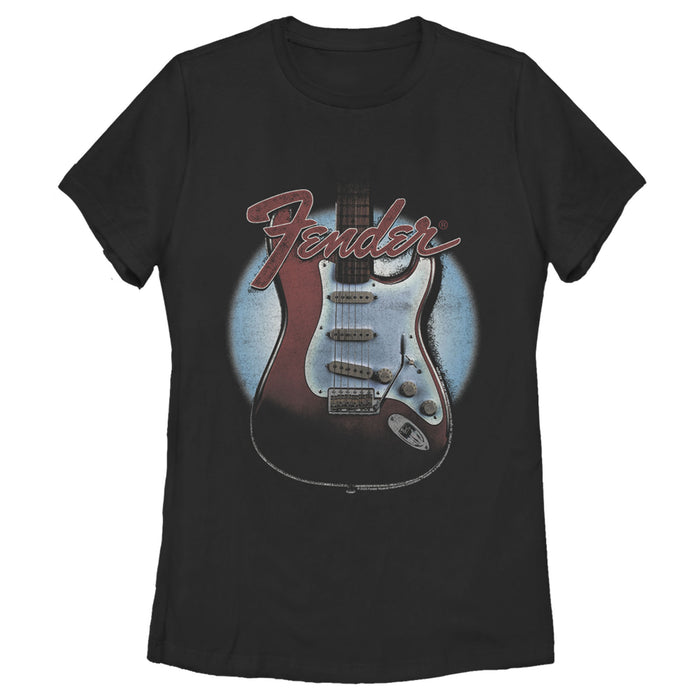 fifth sun Women's Fender Guitar Spotlight Logo T-Shirt