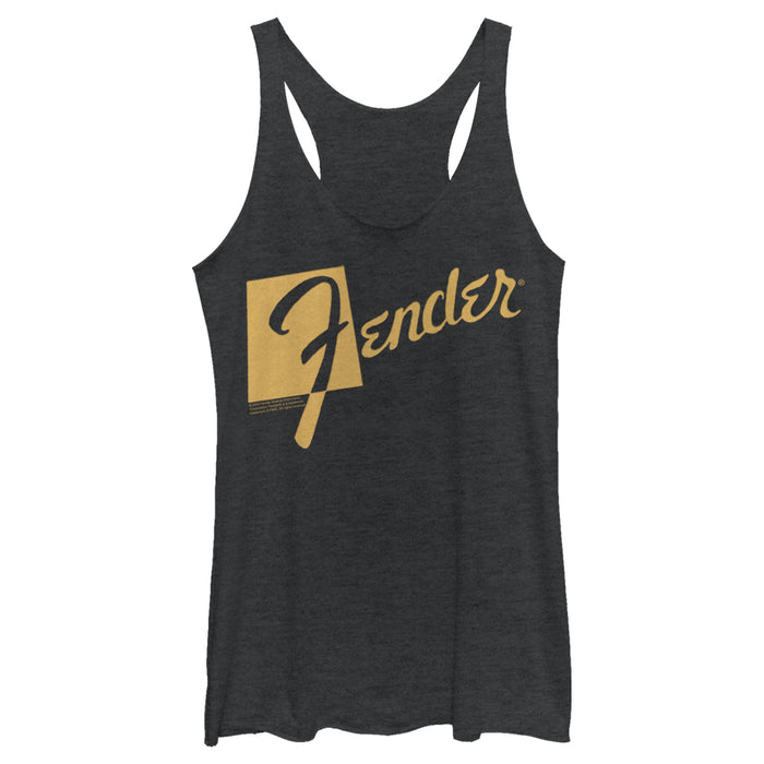 fifth sun Women's Fender Retro Logo Racerback Tank Top