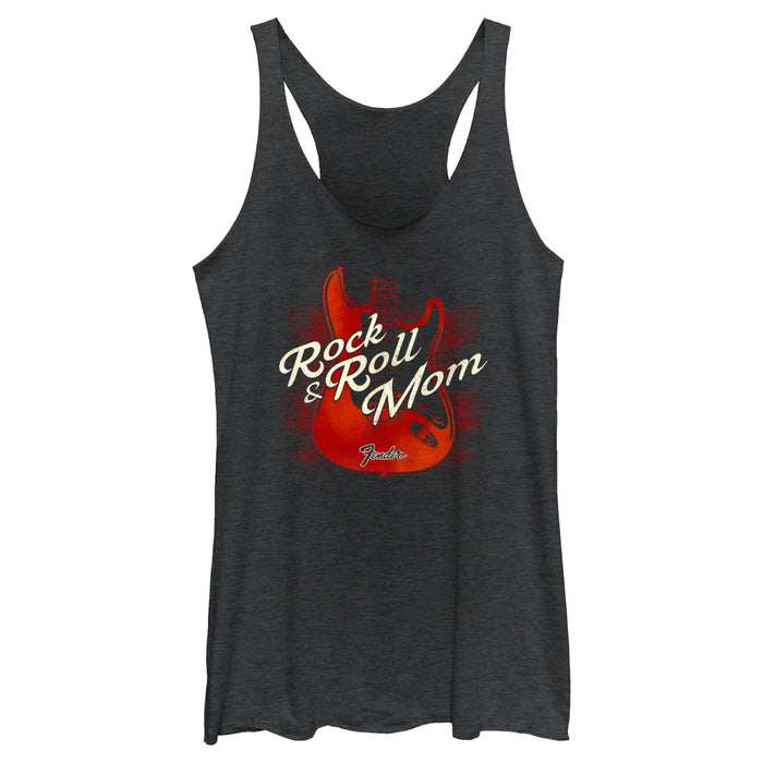 fifth sun Women's Fender Rock & Roll Mom Racerback Tank Top