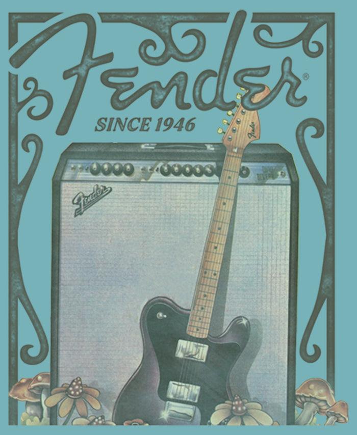Fifth Sun Women's Fender Since 1946 Retro Poster Racerback Tank Top