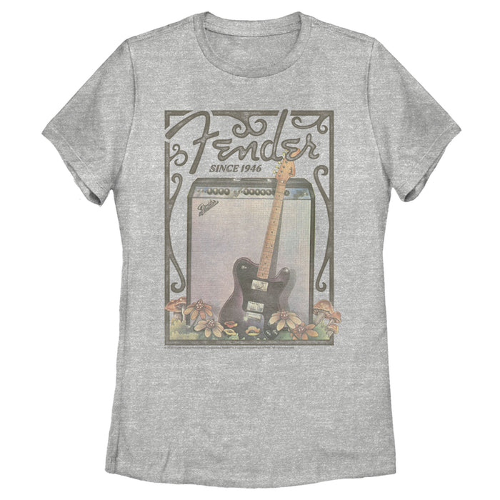 fifth sun Women's Fender Since 1946 Retro Poster T-Shirt