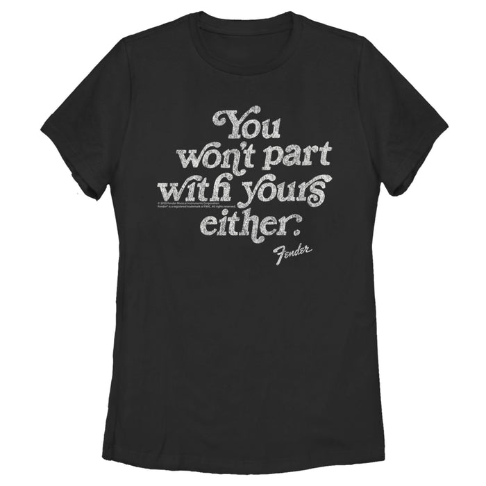 fifth sun Women's Fender You Won't Part With Yours T-Shirt