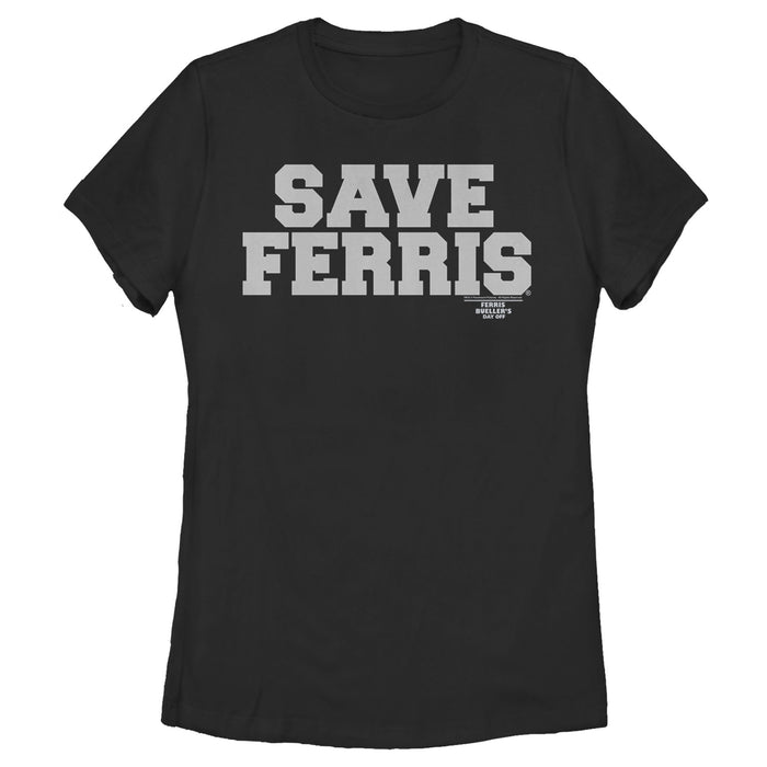 fifth sun Women's Ferris Bueller's Day Off Save Your Hero T-Shirt