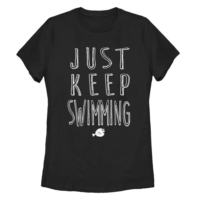 fifth sun Women's Finding Dory Keep Swimming T-Shirt