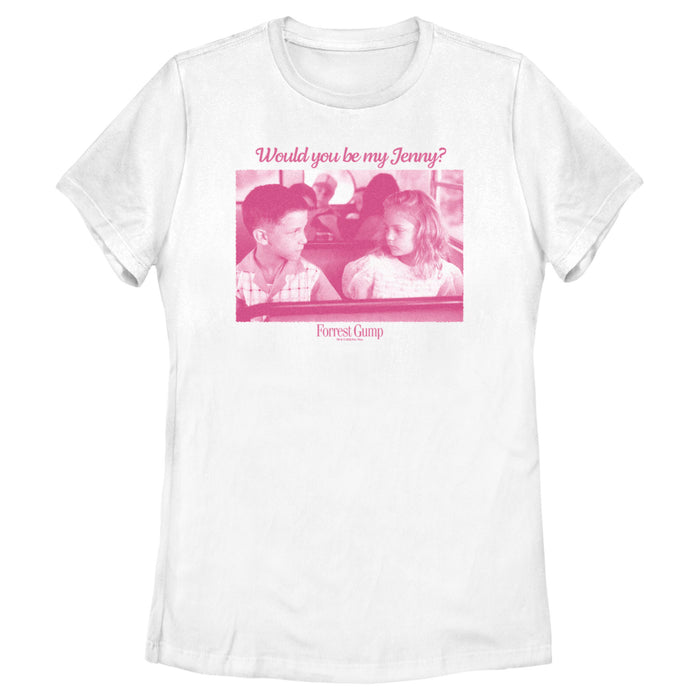 fifth sun Women's Forrest Gump Would you be My Jenny? T-Shirt