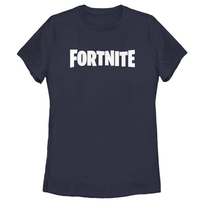 fifth sun Women's Fortnite Classic White Logo T-Shirt