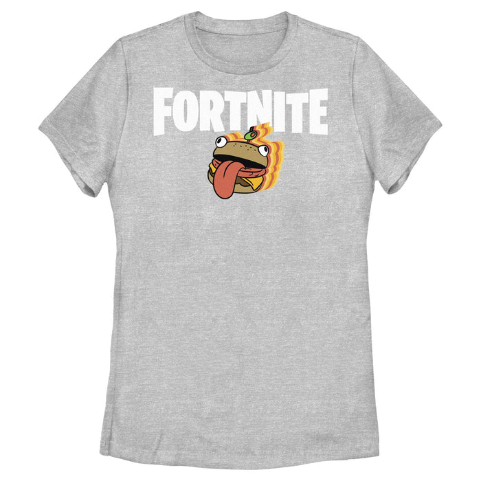 fifth sun Women's Fortnite Durr Burger Logo T-Shirt