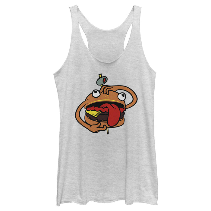 fifth sun Women's Fortnite Durr Burger Racerback Tank Top