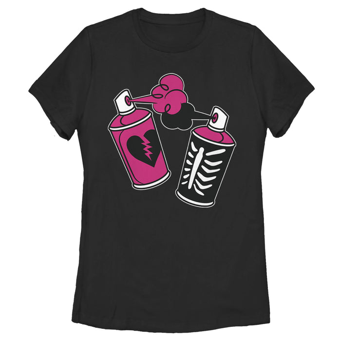 Fifth Sun Women's Fortnite Spray Can Graffiti T-Shirt
