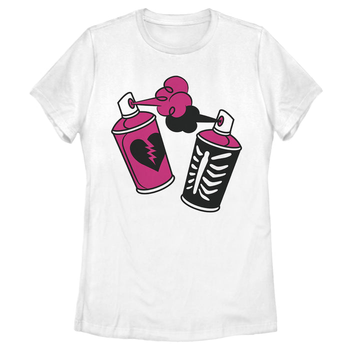 fifth sun Women's Fortnite Spray Can Graffiti T-Shirt