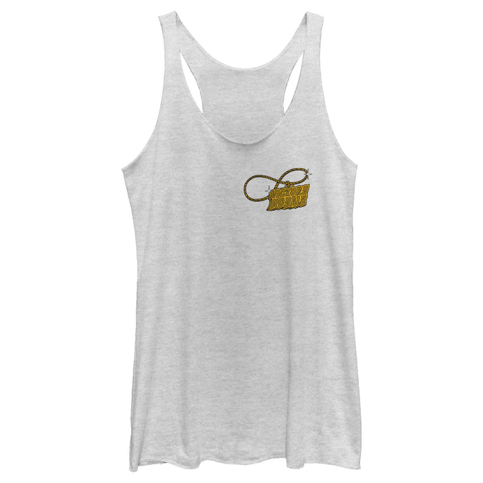 fifth sun Women's Fortnite Victory Royale Gold Chain Small Racerback Tank Top
