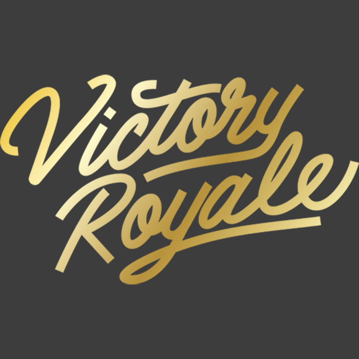 Fifth Sun Women's Fortnite Victory Royale Gold Script T-Shirt