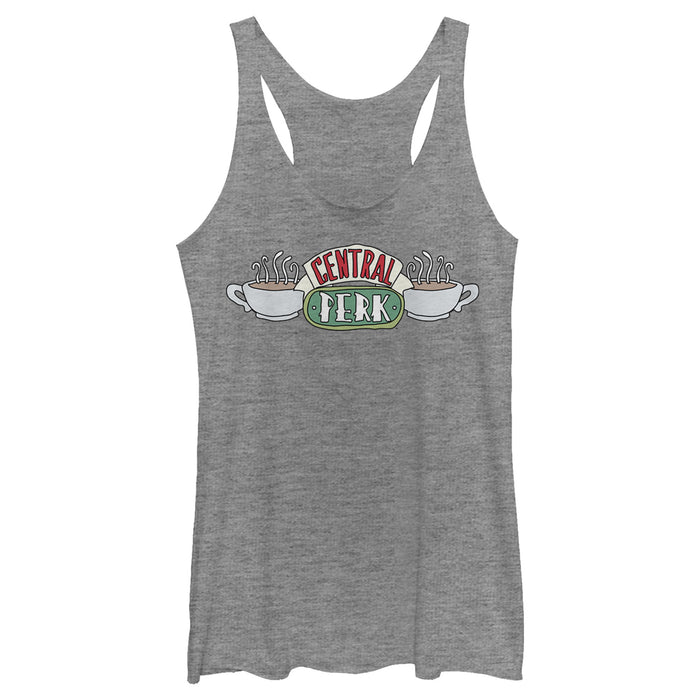 Fifth Sun Women's Friends Classic Central Perk Logo Racerback Tank Top