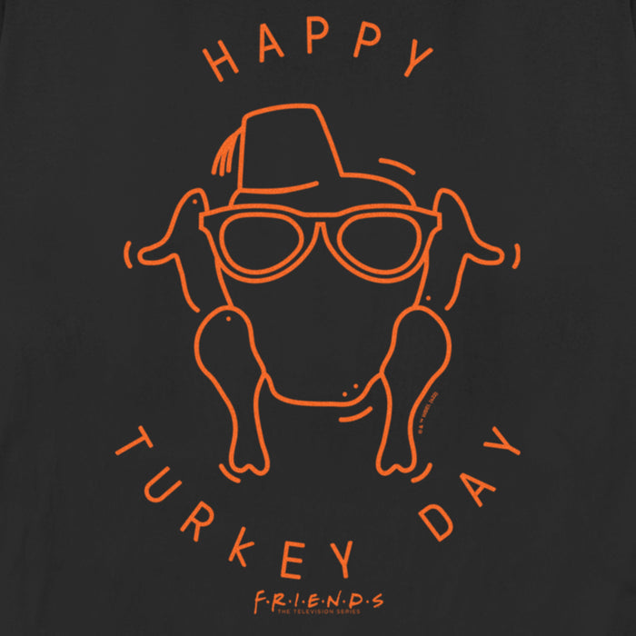Fifth Sun Women's Friends Happy Turkey Day Icon T-Shirt