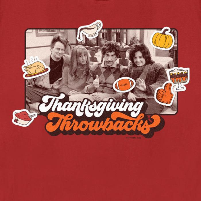 Fifth Sun Women's Friends Thanksgiving Throwbacks Scene T-Shirt