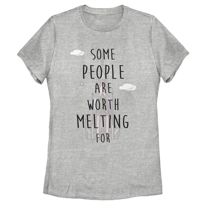 fifth sun Women's Frozen People Worth Melting For T-Shirt