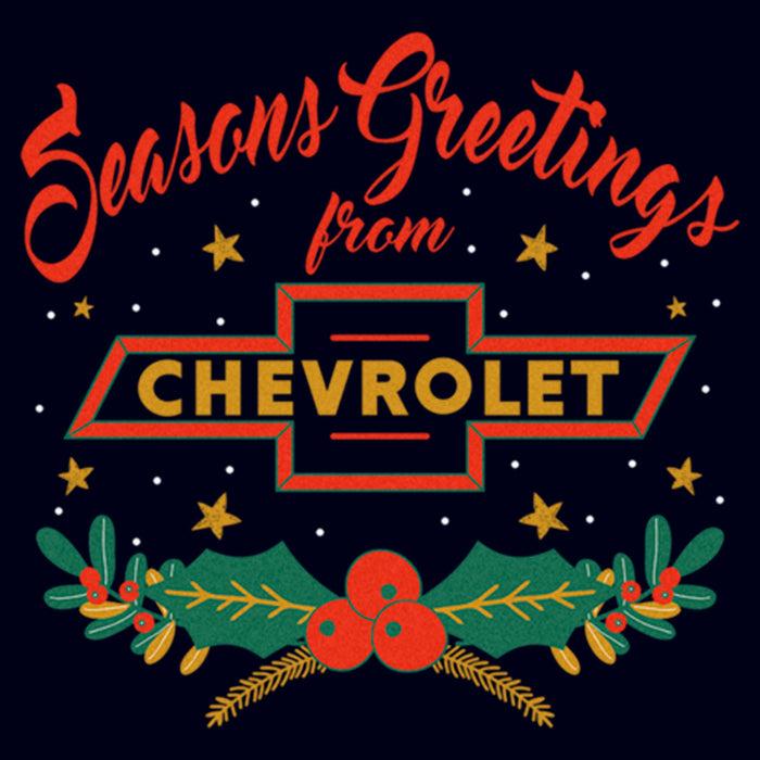 Fifth Sun Women's General Motors Seasons Greetings Logo T-Shirt