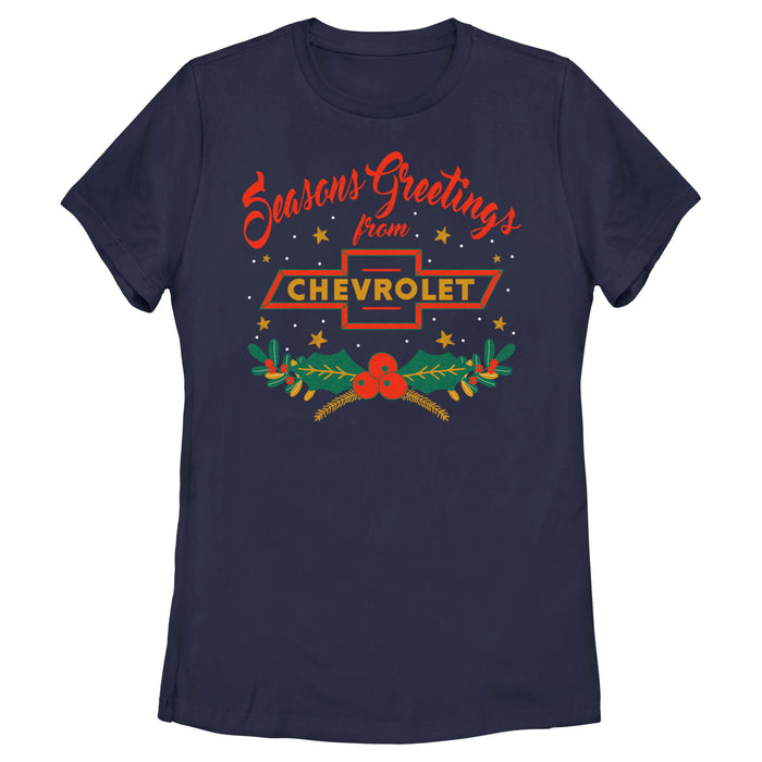 fifth sun Women's General Motors Seasons Greetings Logo T-Shirt