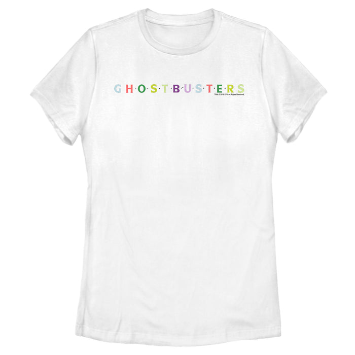 fifth sun Women's Ghostbusters Colorful Logo T-Shirt