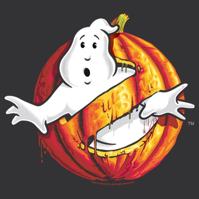 Fifth Sun Women's Ghostbusters Halloween Pumpkin Logo Racerback Tank Top