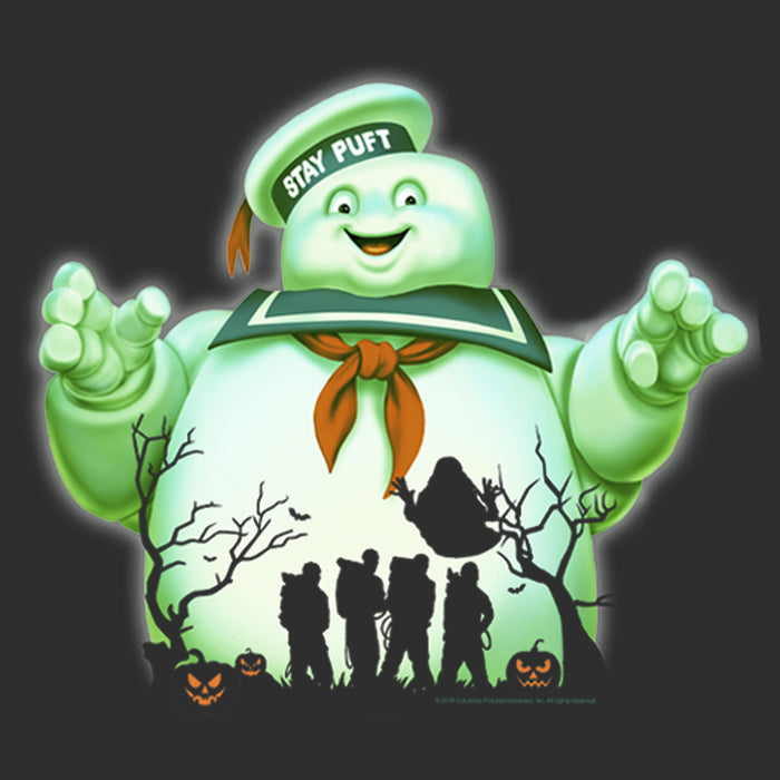 Fifth Sun Women's Ghostbusters Halloween Stay Puft Marshmallow Man Racerback Tank Top