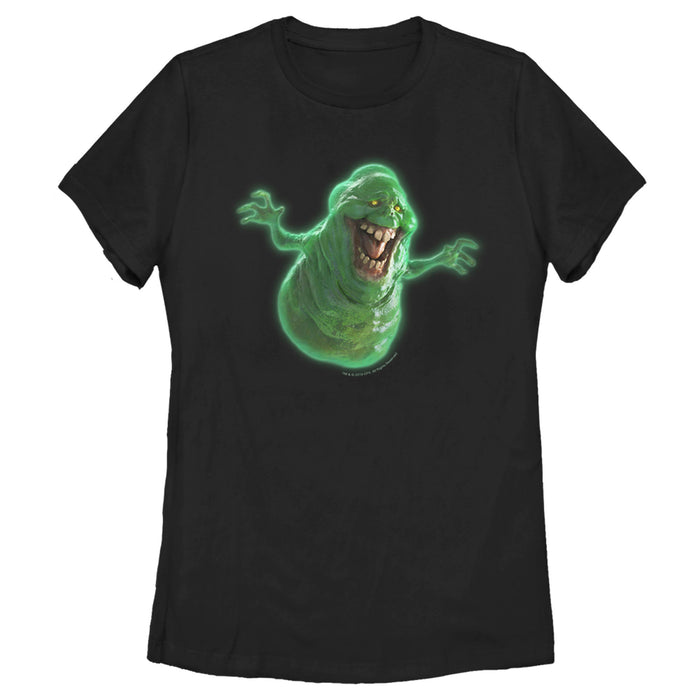 fifth sun Women's Ghostbusters Realistic Slimer T-Shirt