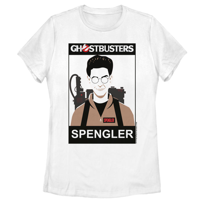 fifth sun Women's Ghostbusters Spengler 2D Cell Shade T-Shirt