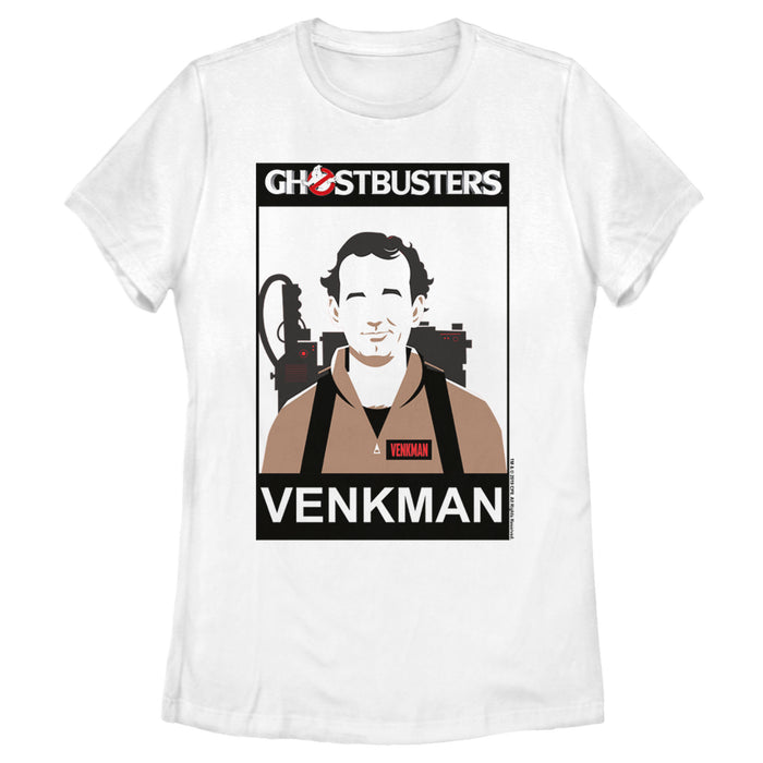 fifth sun Women's Ghostbusters Venkman 2D Cell Shade T-Shirt