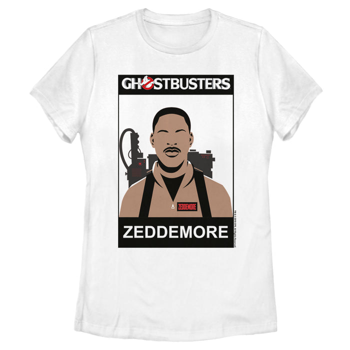 fifth sun Women's Ghostbusters Zeddemore 2D Cell Shade T-Shirt