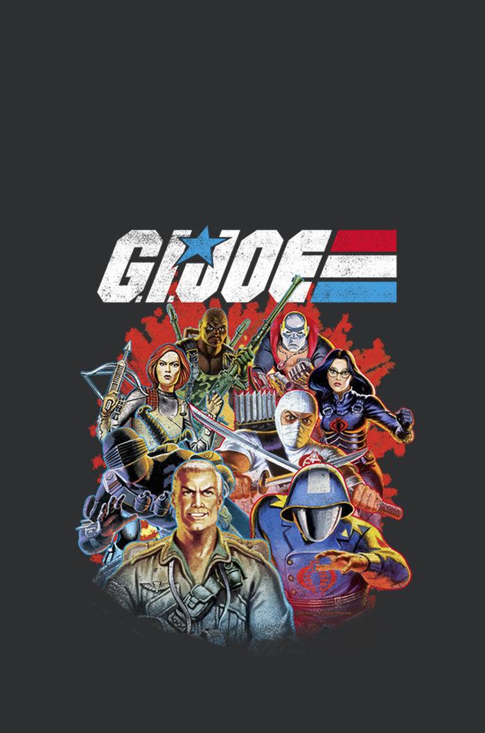 Fifth Sun Women's GI Joe Group Shot Racerback Tank Top