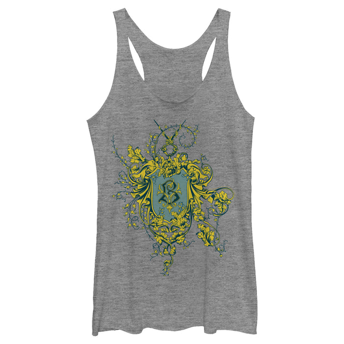 fifth sun Women's Harry Potter Beauxbatons Crest Racerback Tank Top
