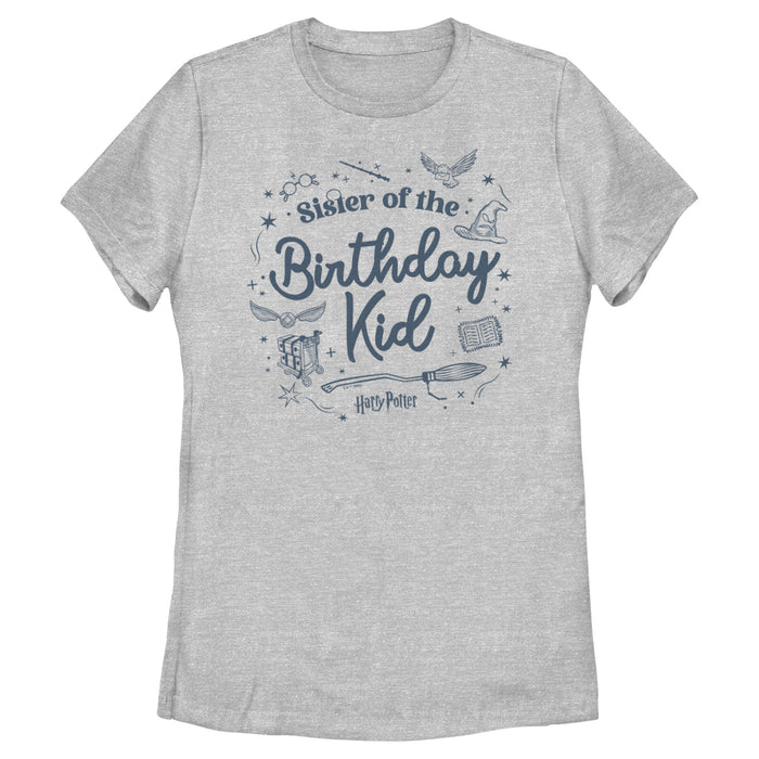 fifth sun Women's Harry Potter Birthday Kid Sister T-Shirt