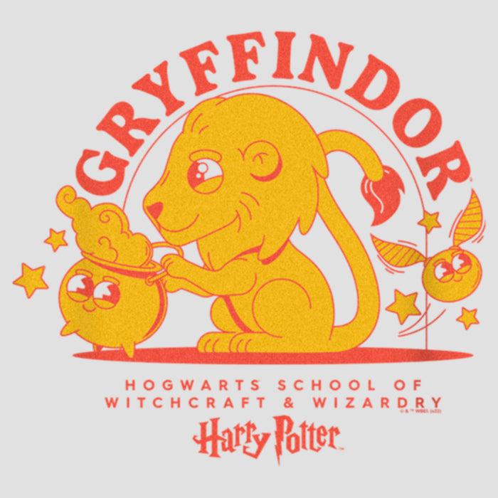 Fifth Sun Women's Harry Potter Cute Gryffindor Lion Racerback Tank Top