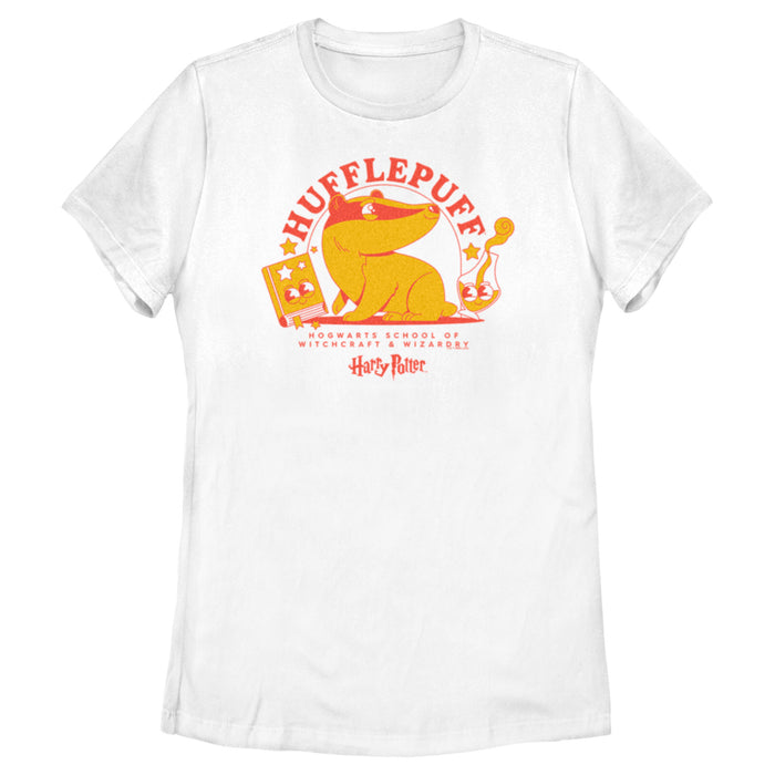 fifth sun Women's Harry Potter Cute Hufflepuff Badger T-Shirt