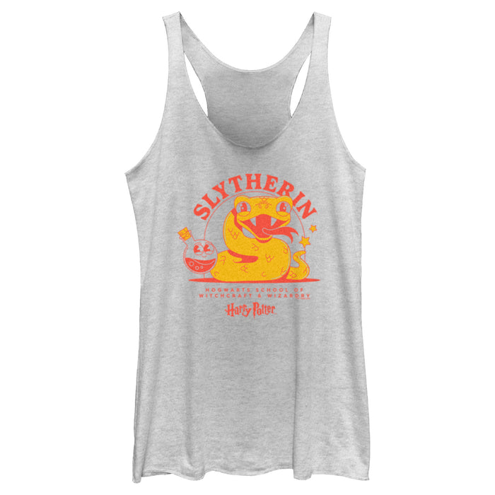 fifth sun Women's Harry Potter Cute Slytherin Snake Racerback Tank Top