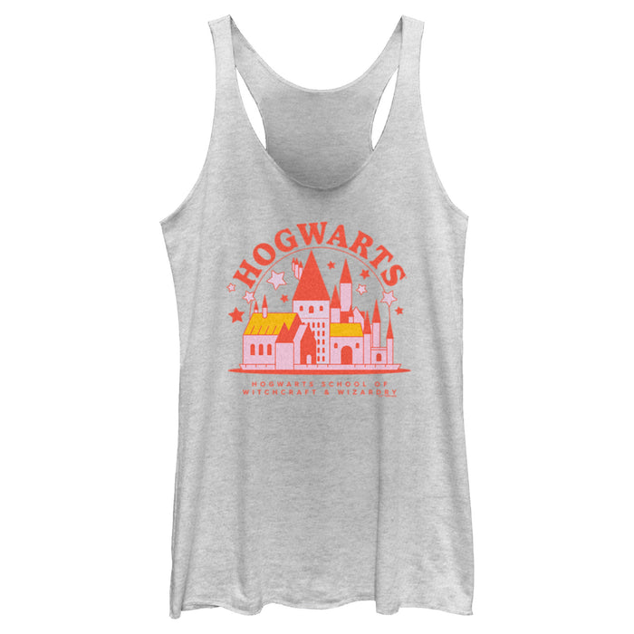 fifth sun Women's Harry Potter Cute Starry Hogwarts Racerback Tank Top