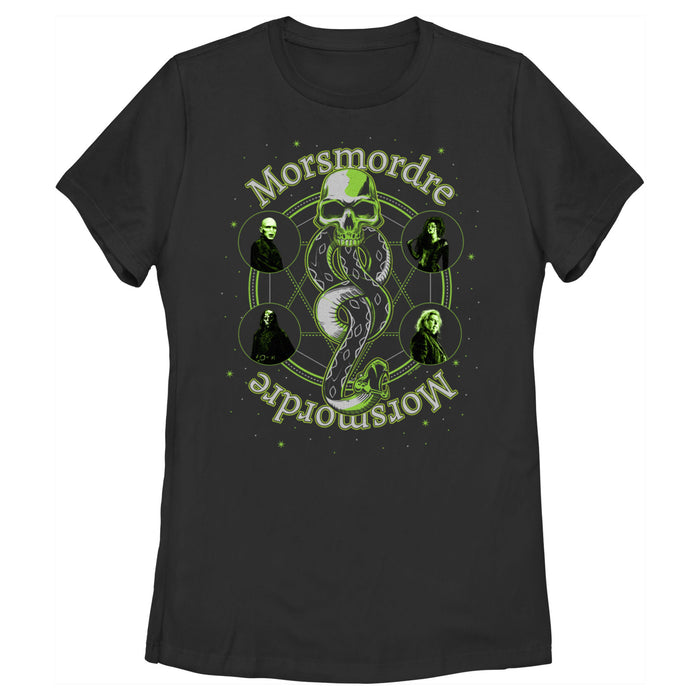 fifth sun Women's Harry Potter Death Eaters Morsmordre T-Shirt