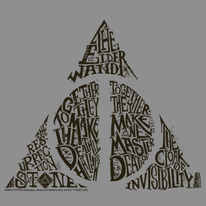 Fifth Sun Women's Harry Potter Deathly Hallows Secret Racerback Tank Top