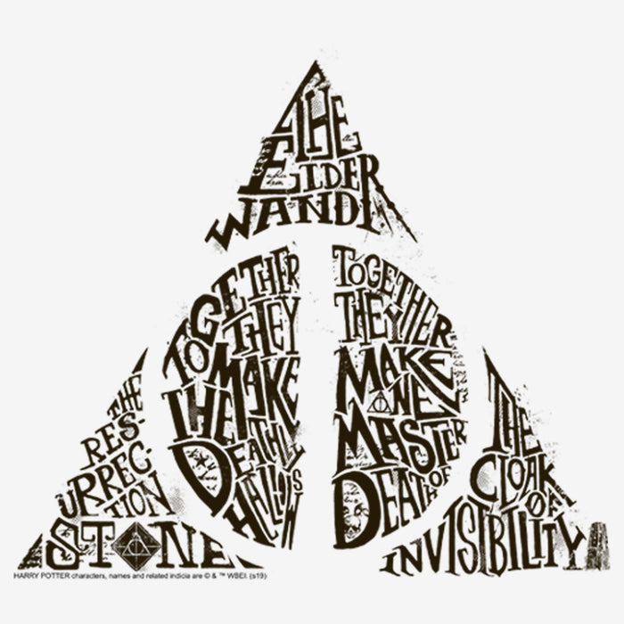 Fifth Sun Women's Harry Potter Deathly Hallows Secret T-Shirt
